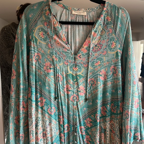 Spell & the Gypsy Collective Farrah Half Moon Gown - Picture 3 of 4